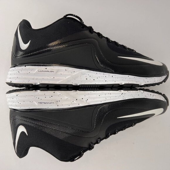 Nike Mens 684690-010 Black White Lunarlon MVP Pregame Size 12 Baseball Shoes main image 5